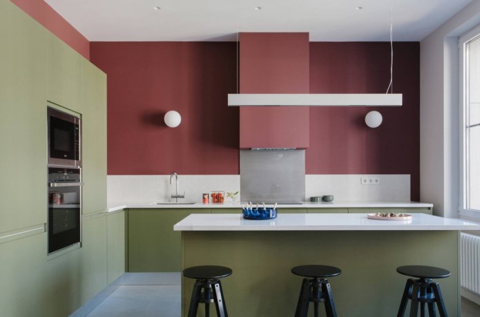 combinatie van rood en groen