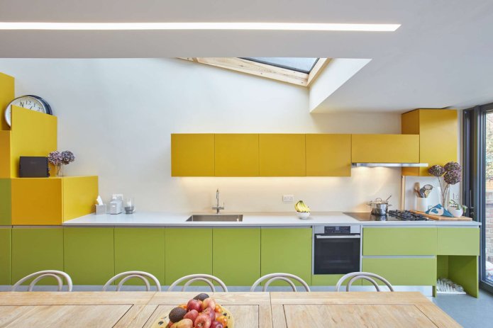 geelgroene keuken