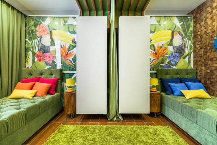 kinderkamer in felle kleuren