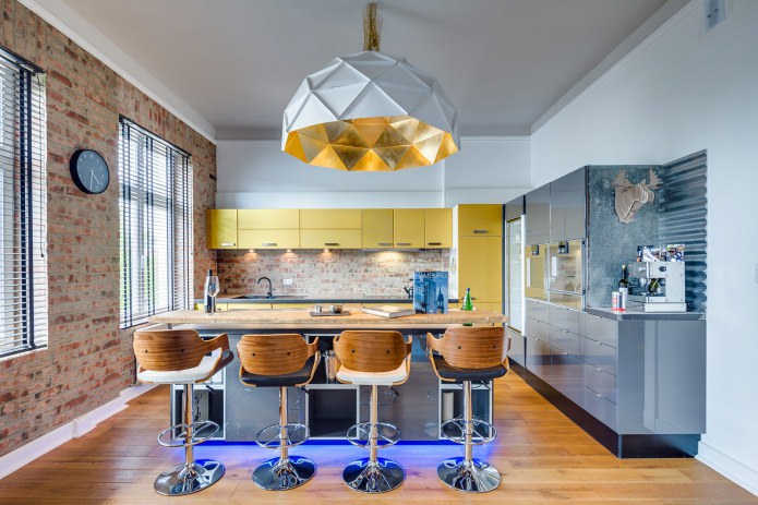 barkruk in het interieur