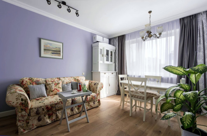 woonkamer in landelijke stijl