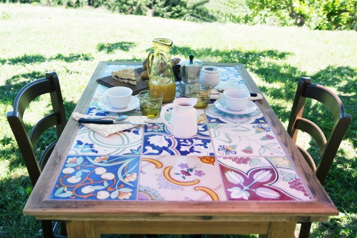 Tafel voor de datsja