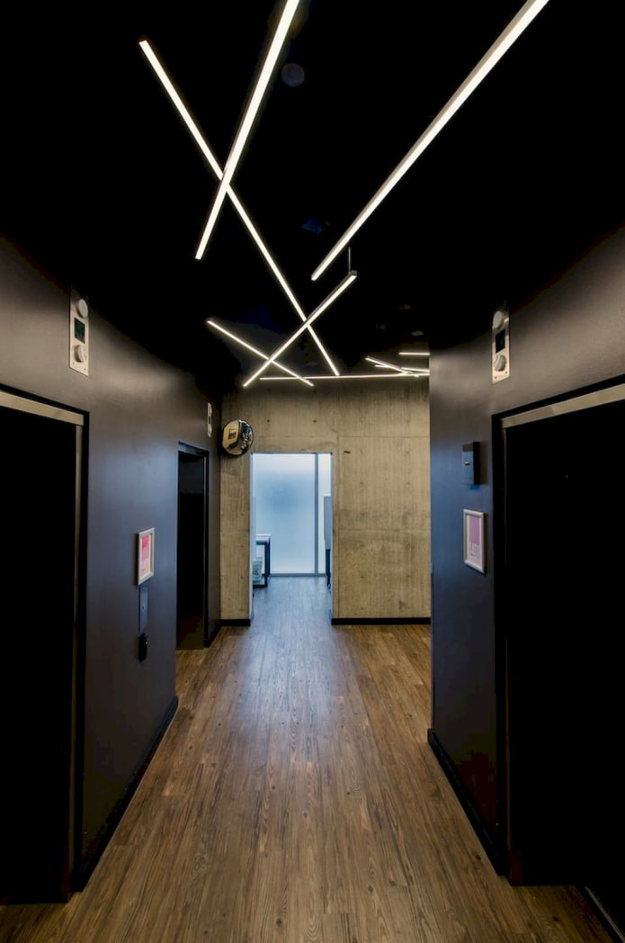 verlichting in het interieur van de gang