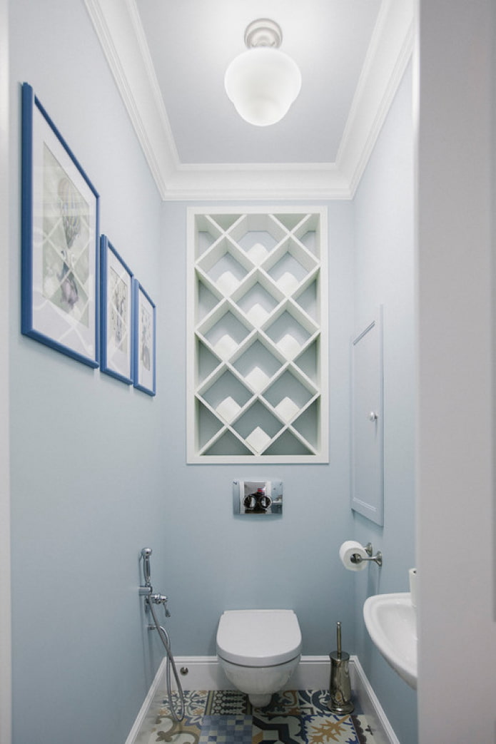 lichte muren in de badkamer