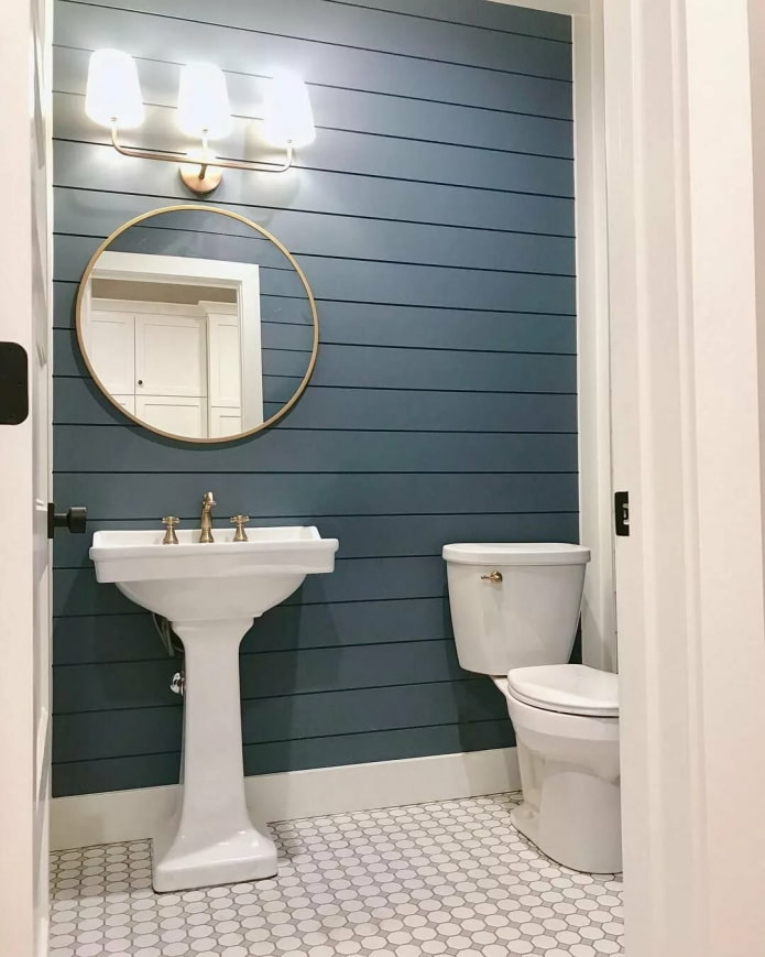 gekleurde clapboard in het interieur