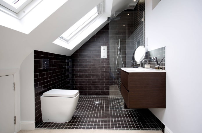 toilet op zolder