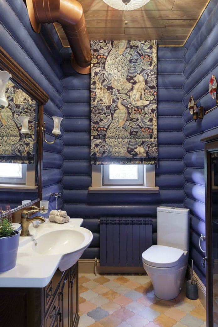 hout in het toilet
