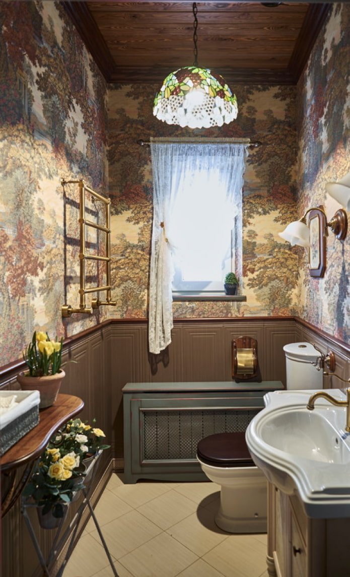 ongewoon toiletinterieur