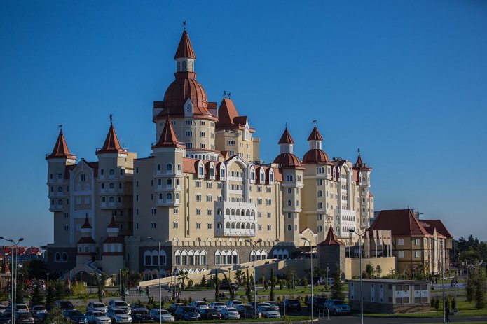 Hotel Bogatyr in de middag