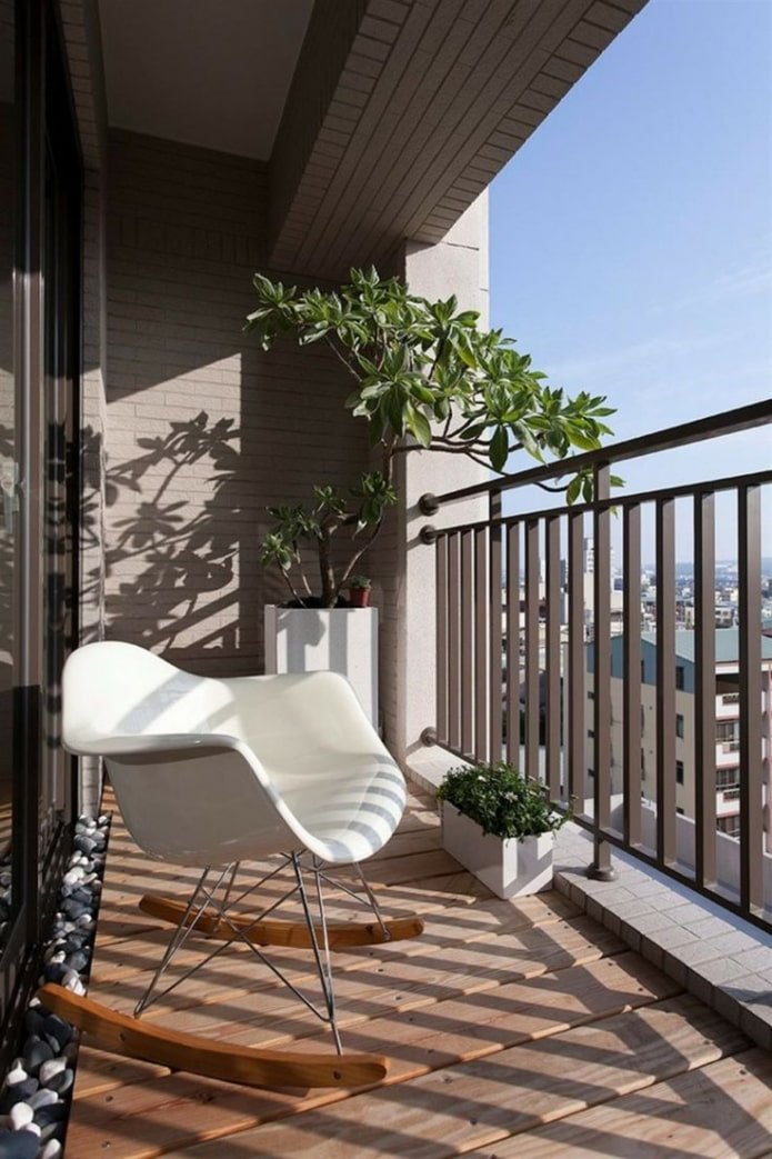 minimalistisch balkon