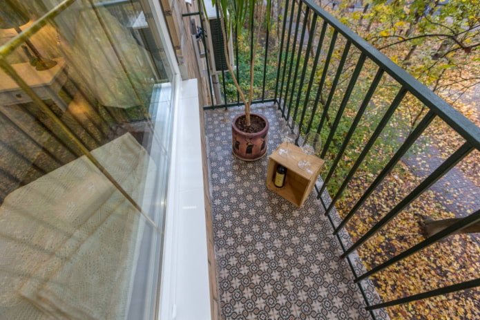 afwerking open balkon