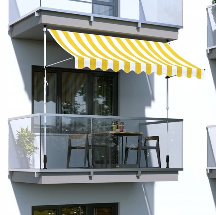 luifel voor een balkon