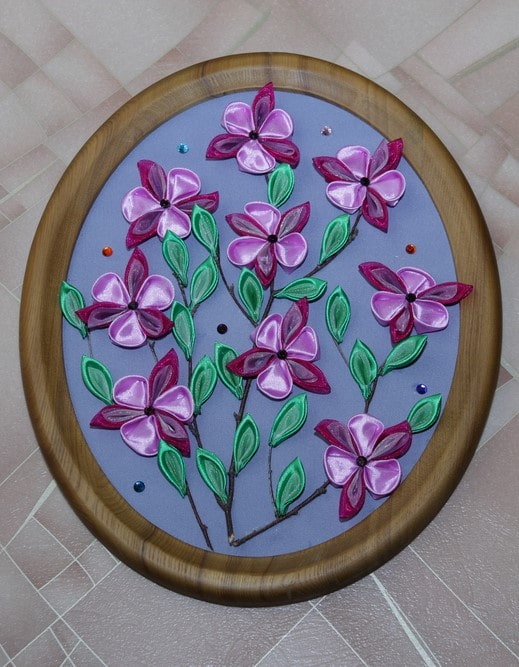 keukenpaneel van kanzashi