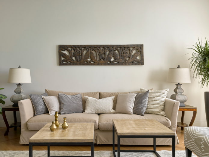rechthoekig wandpaneel in het interieur