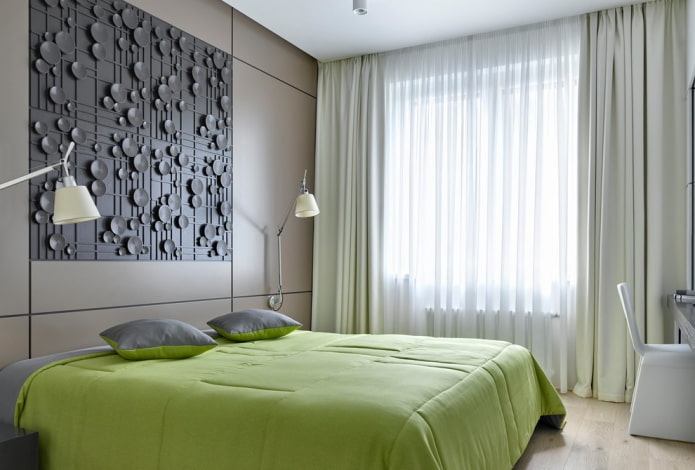 wandpaneel in een modern interieur