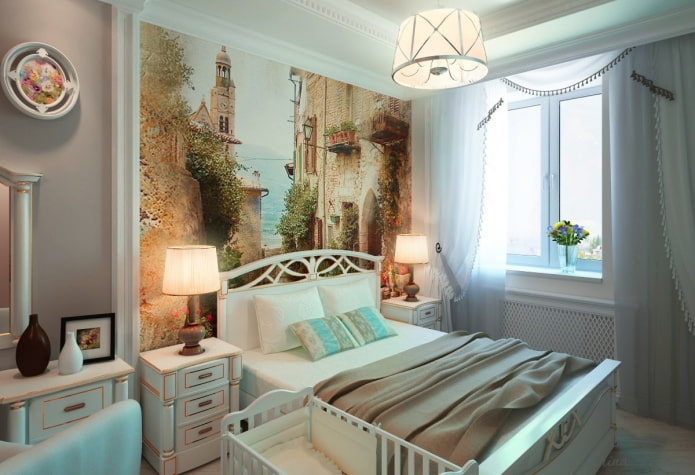 wandpaneel in het interieur in Proven?aalse stijl