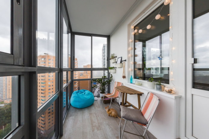 breed panoramisch balkon
