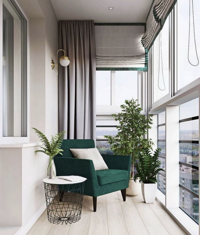 gordijnen voor het balkon
