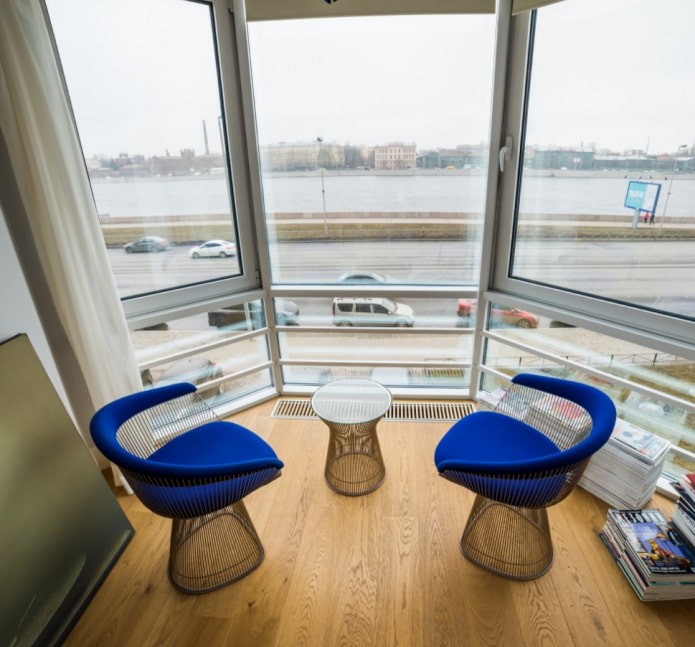 moderne meubels voor de loggia