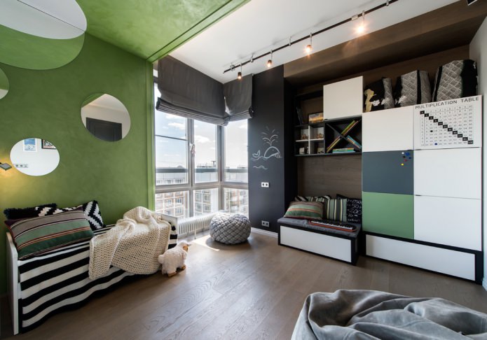 Parketplank in de kinderkamer