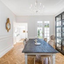 Parket binnen: soorten, kleurkeuze, installatiemethoden, 70 foto's-14