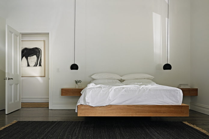 houten bed