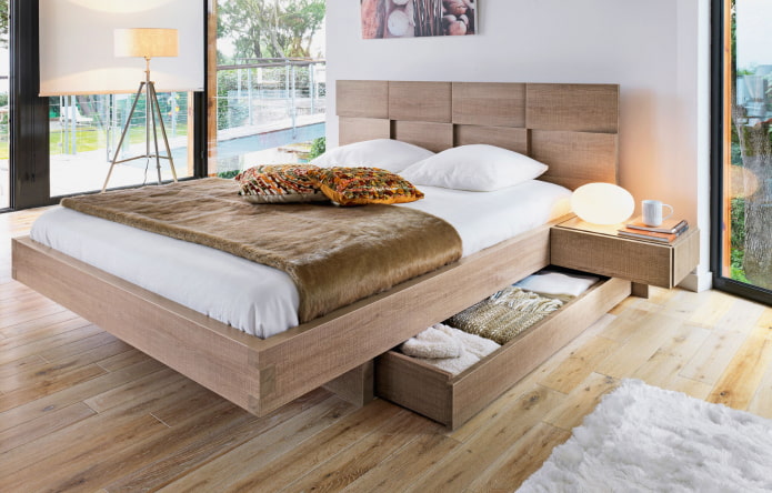 bed met lades