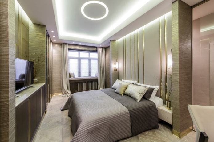 plafond met verlichting