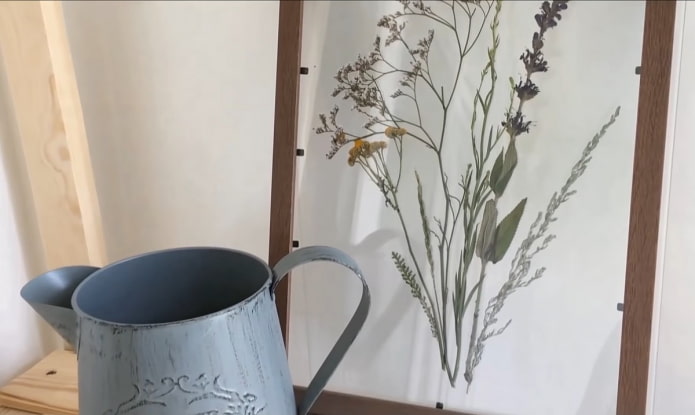herbarium in het interieur