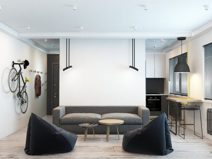 herontwikkeling van een driekamerappartement in Chroesjtsjovka