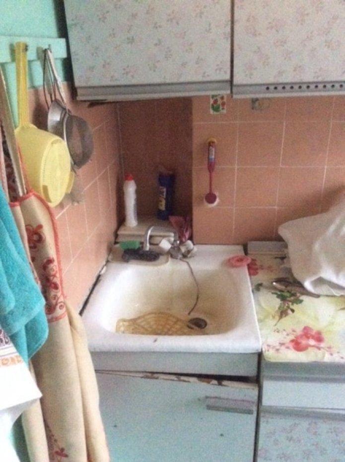 Keuken v??r de renovatie