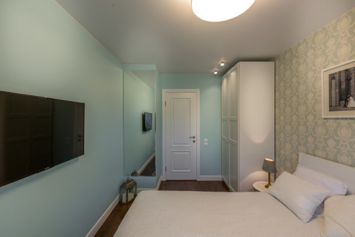 Uitzicht op de slaapkamer vanuit het raam