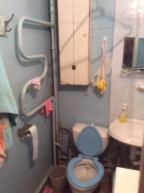 Oude badkamer