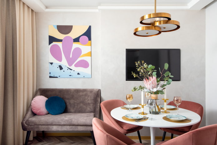 Eetgedeelte in de kamer