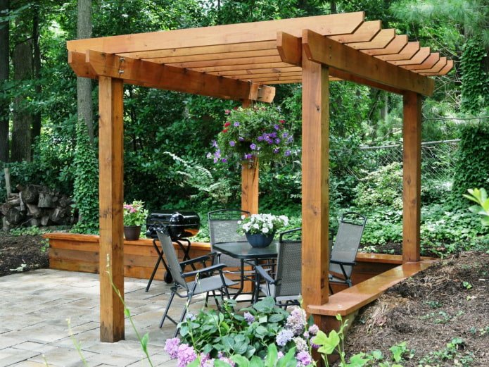 barbecueplek in de tuin