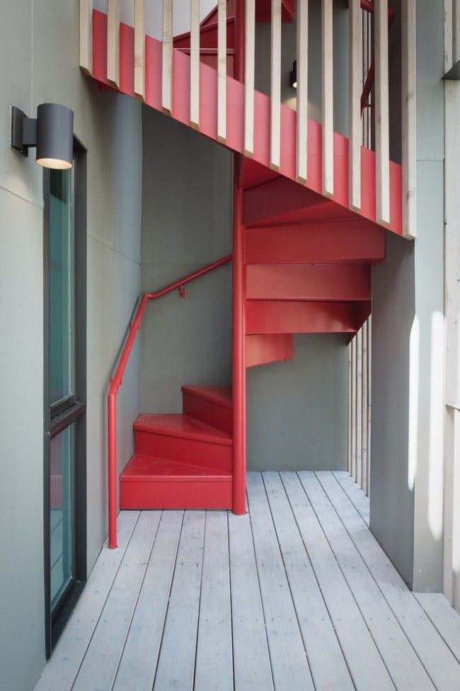 wenteltrap in het interieur