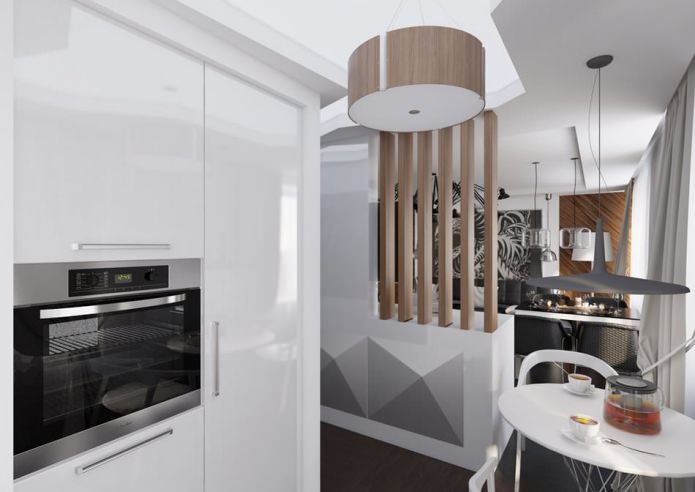 interieur van een appartement van 54 m?.