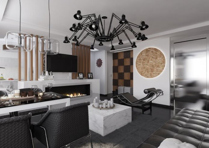 interieur van een appartement van 54 m?.