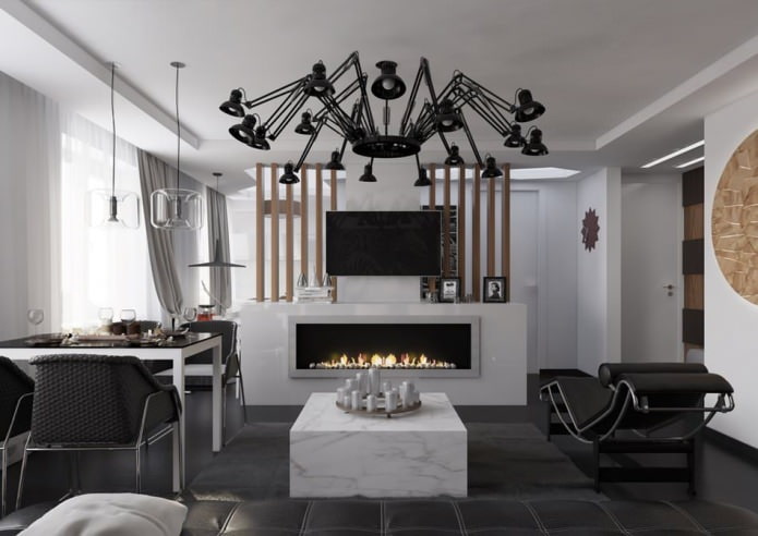 interieur van een appartement van 54 m?.