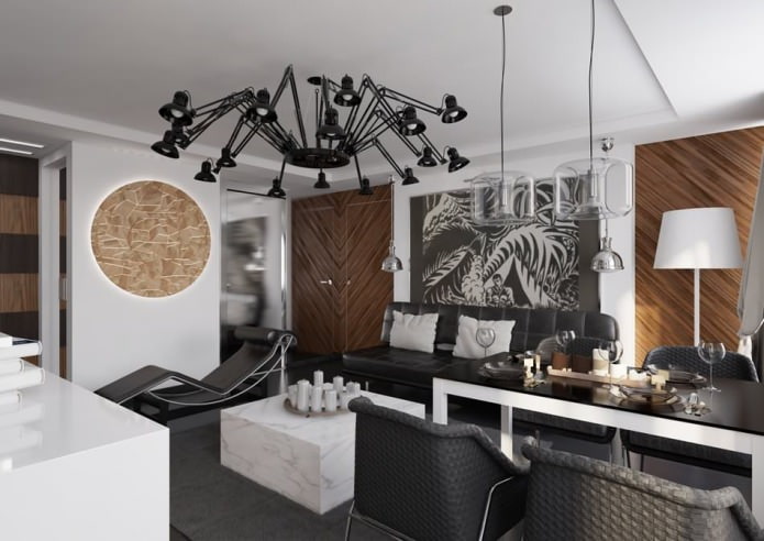 interieur van een appartement van 54 m?.
