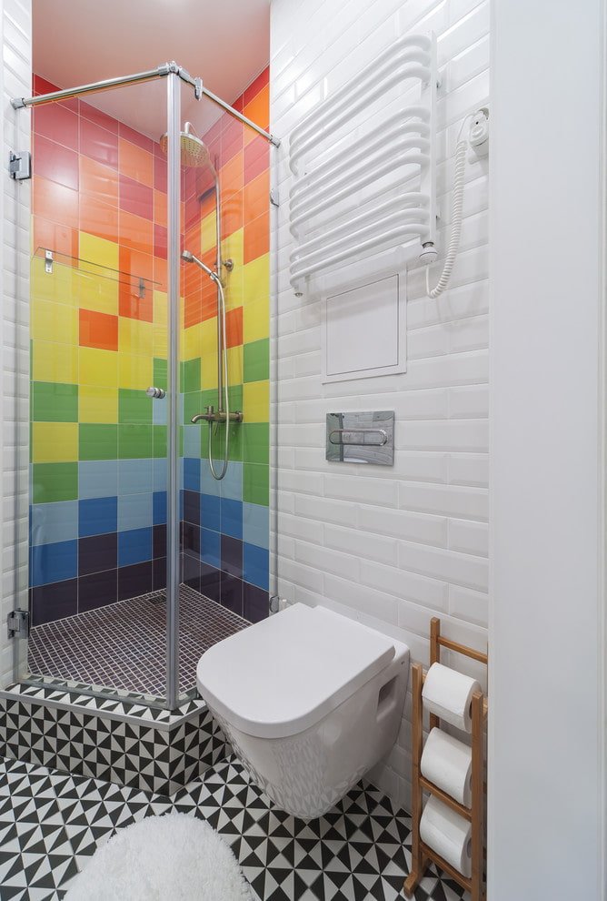 Regenboogdoucheontwerp