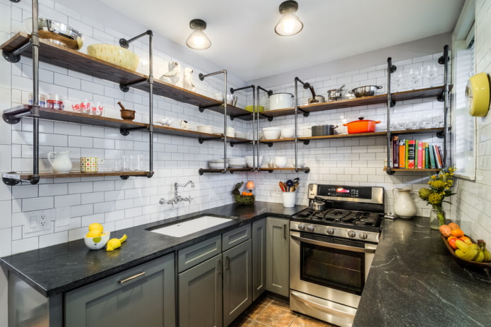keuken in loftstijl