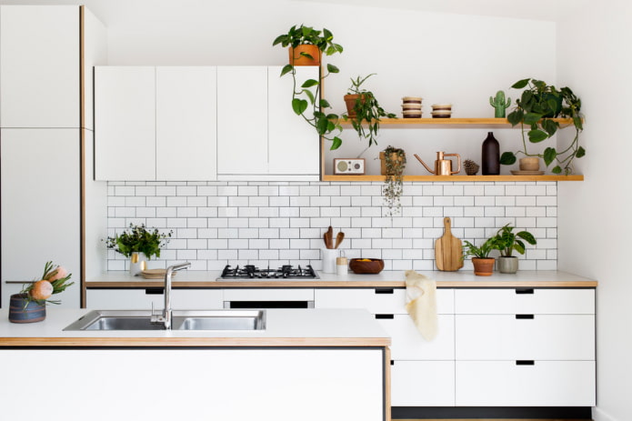 Scandinavische stijl in de keuken