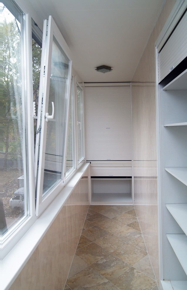 diagonale tegels op het balkon