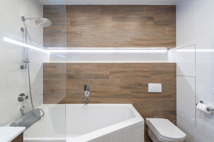 Wandtegels met houtlook