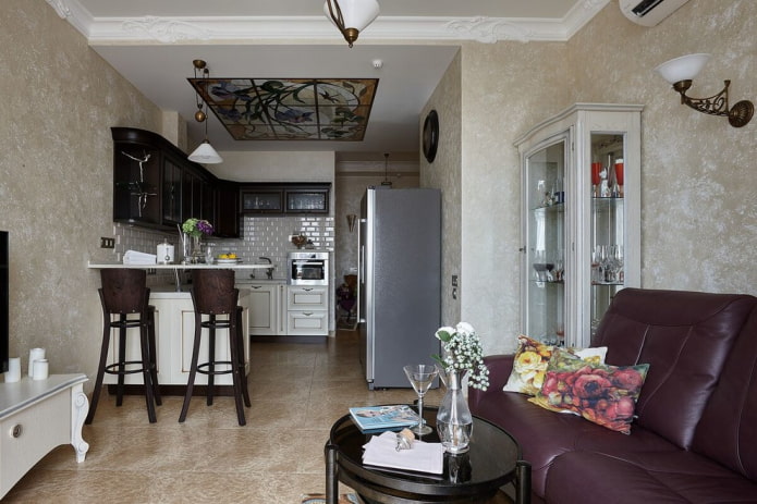 keuken-woonkamer interieur