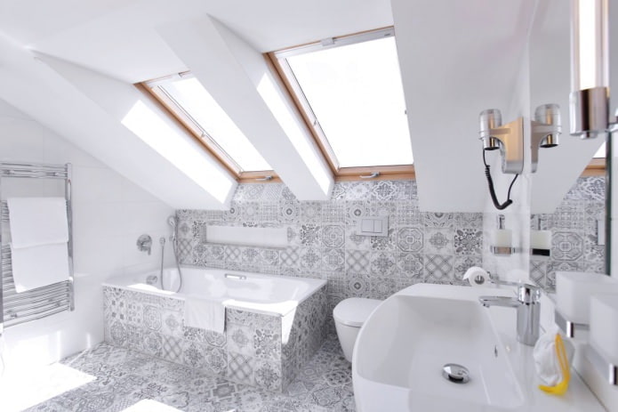 Patchworktegels in de badkamer