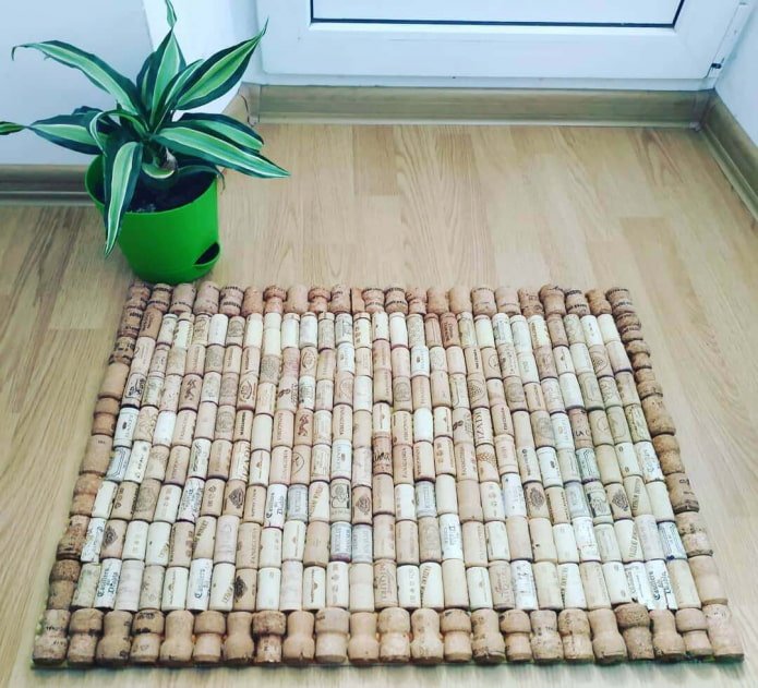 kleed voor voeten van kurk