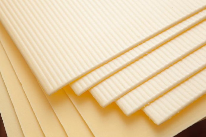 Ondervloer voor vloeren van ge?xpandeerd polystyreen