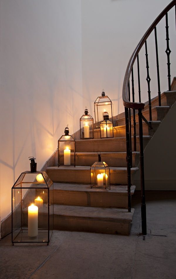 trappenhuisontwerp met achtergrondverlichting